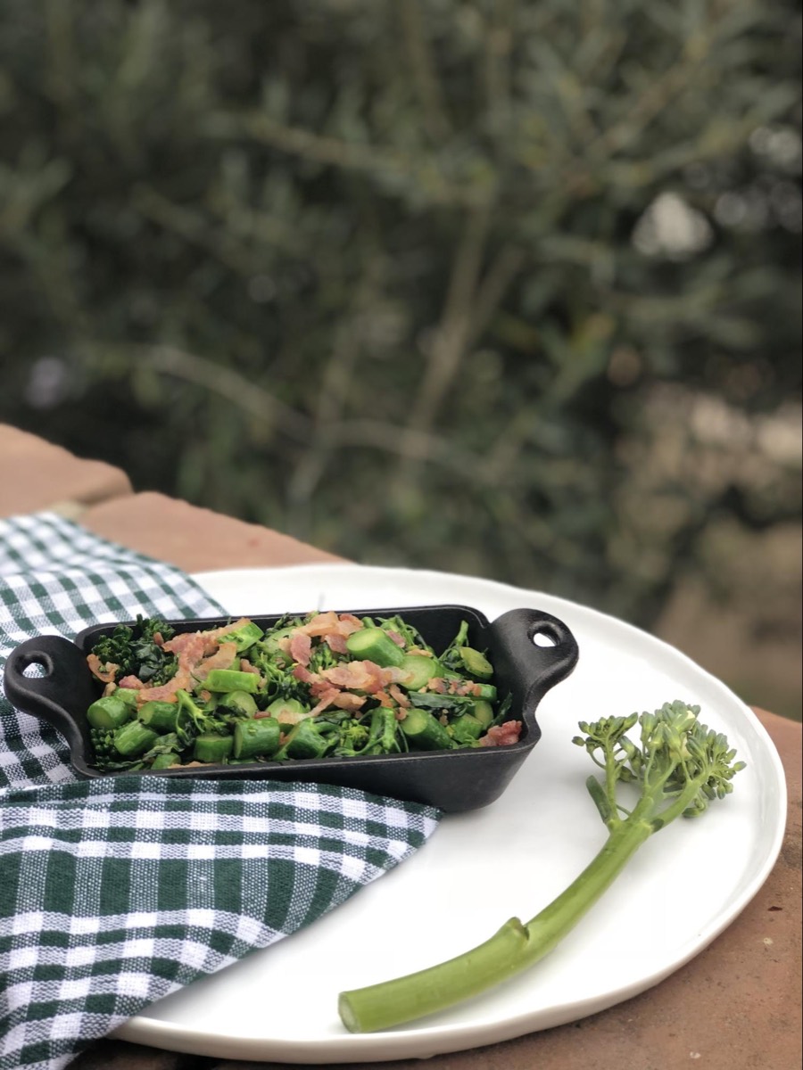 Brócolis com Bacon (acompanhamento)