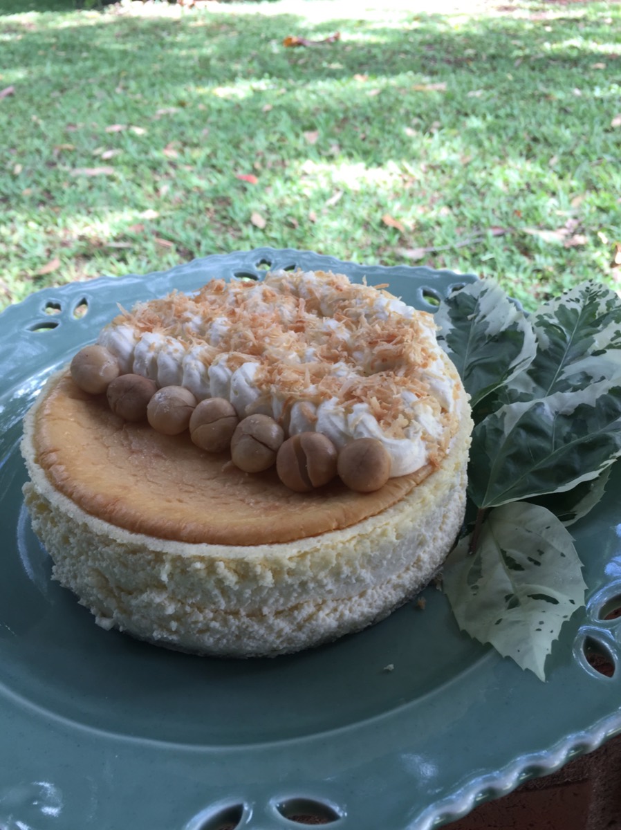 Cheesecake de Coco e Macadâmia