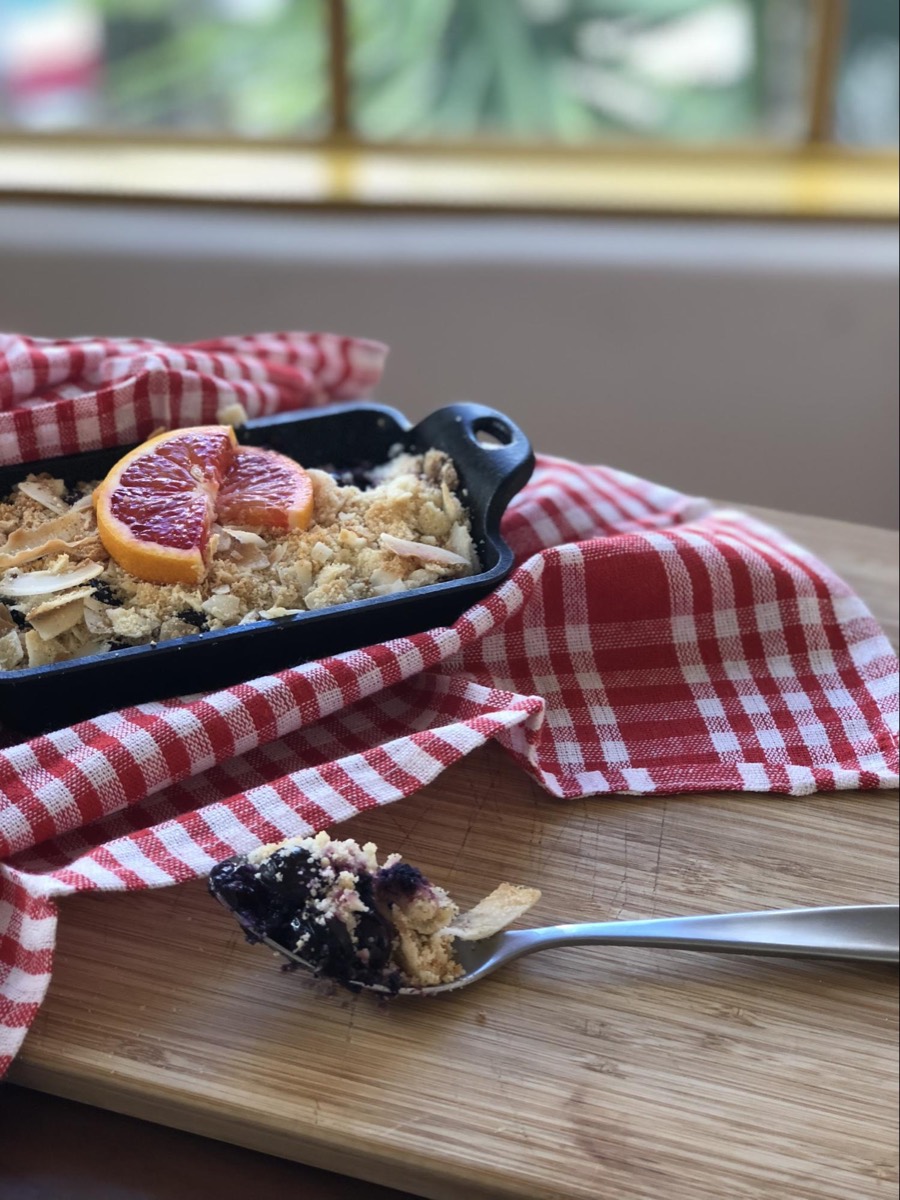 Crumble de Frutas Vermelhas